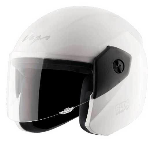 Vega Buds Dx White Half Face Helmet