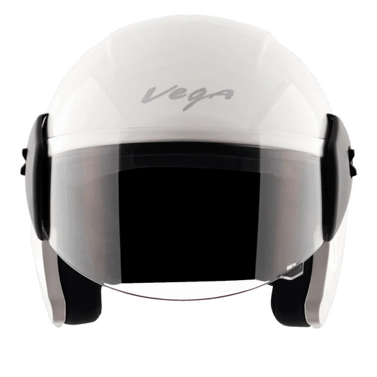 Vega Buds Dx White Half Face Helmet