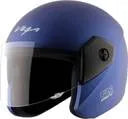 Vega Buds Dx  Wuthout Peak Dull M.Blue Half Face Helmet