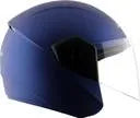 Vega Buds Dx  Wuthout Peak Dull M.Blue Half Face Helmet