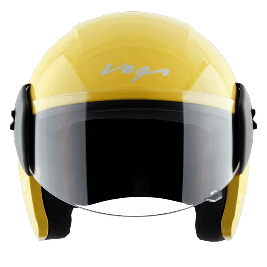 Vega Buds Dx Yellow Half Face Helmet
