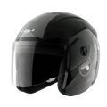 Vega Buds Of Bubble Anthracite Black Half Face Helmet