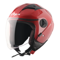 Vega Clark Cherry Red Half Face Helmet