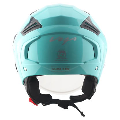 Vega Clark Mint Half Face Helmet