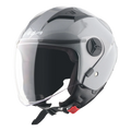 Vega Clark Solid Nardo Grey Half Face Helmet