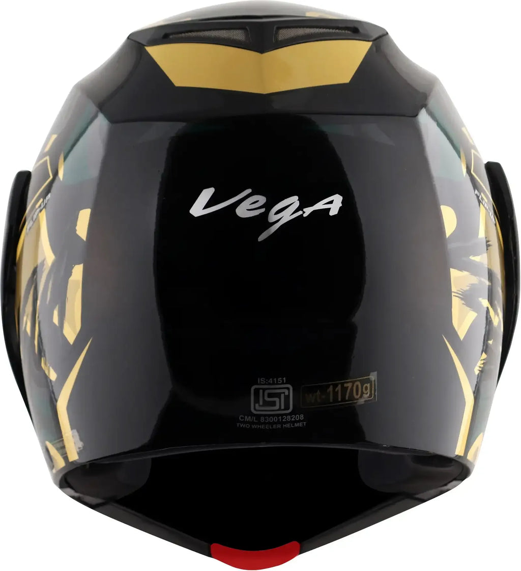 VEGA Crux Dx Fighter Black Desert Storm Flip Up Helmet