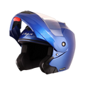 Vega Crux Dx Solid M.Blue Flip Up Helmet