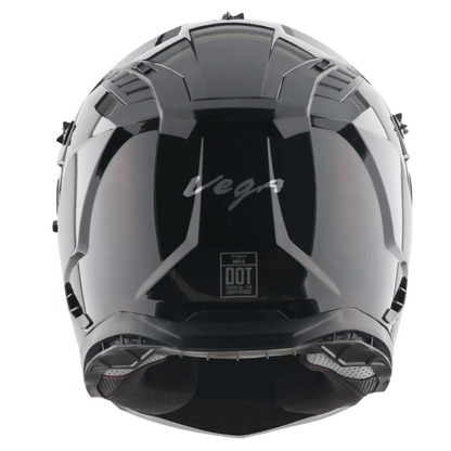 Vega Dirt Black Off Road Helmet