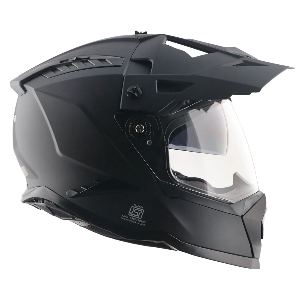 Vega Dirt Dull Black Off Road Helmet
