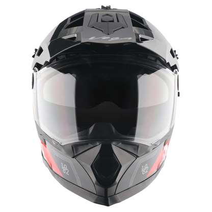 Vega VF-11 Dirt-X Aircraft Black Red Off Road Helmet