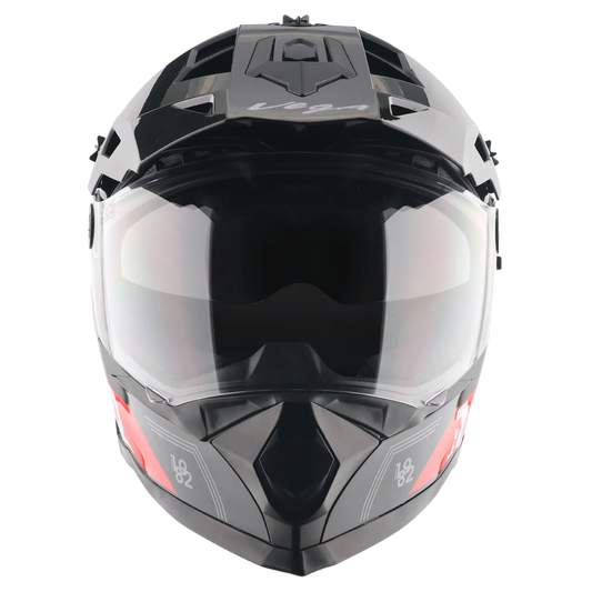 Vega VF-11 Dirt-X Aircraft Black Red Off Road Helmet