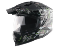 Vega Dirt Dx Challange Dull Black Gray Off Road Helmet
