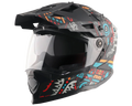 Vega Dirt Dx Challange Dull Black Red Off Road Helmet