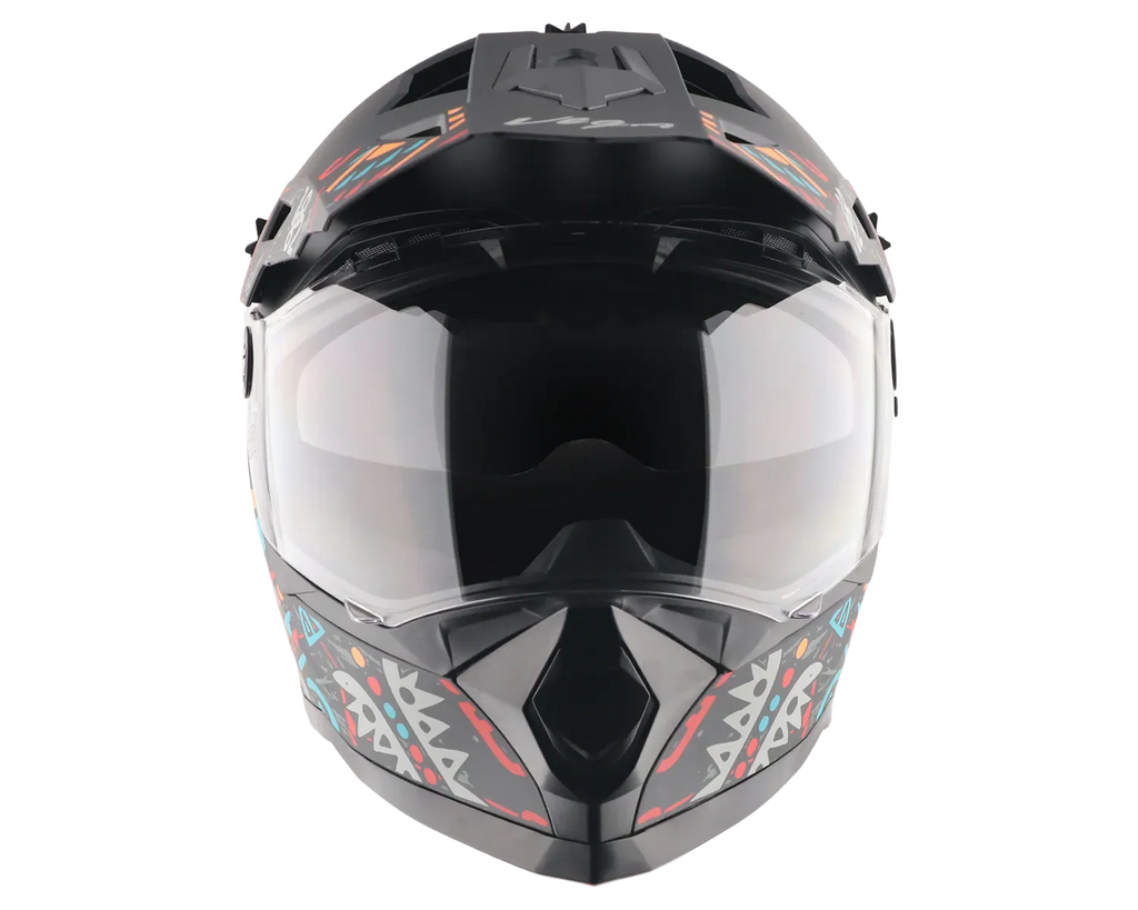 Vega Dirt Dx Challange Dull Black Red Off Road Helmet