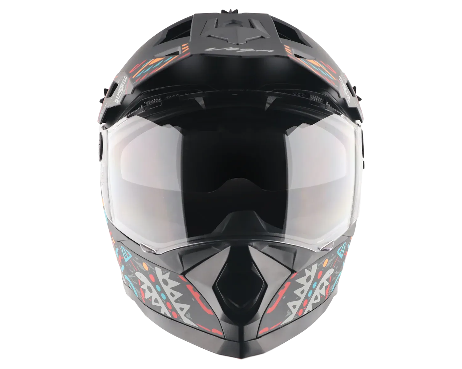 Vega Dirt Dx Challange Dull Black Red Off Road Helmet