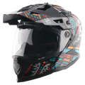Vega Dirt Dx Challenge Black Red Off Road Helmet