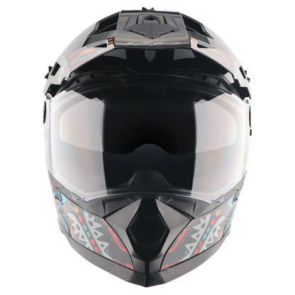 Vega Dirt Dx Challenge Black Red Off Road Helmet
