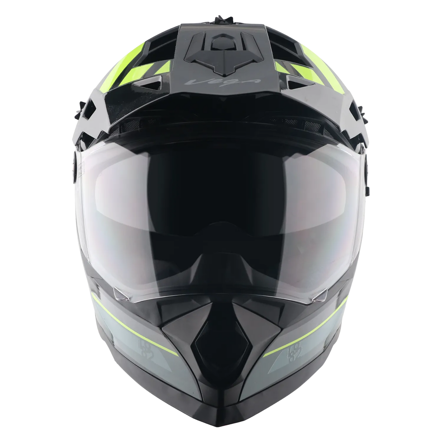 Vega Dirt Trail Black Neon Yellow Off Road Helmet
