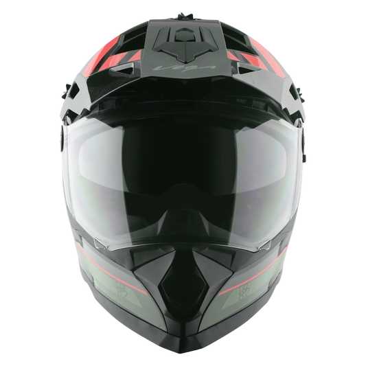 Vega Dirt Trail Black Red Off Road Helmet