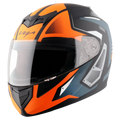 Vega Edge Passion Gr Dull Black Orange Full Face Helmet
