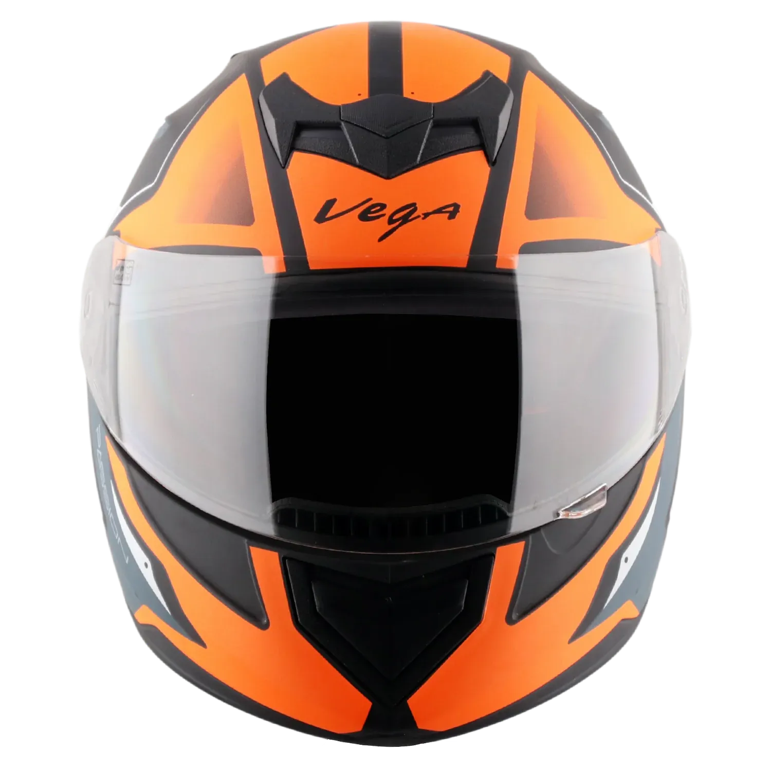 Vega Edge Passion Gr Dull Black Orange Full Face Helmet