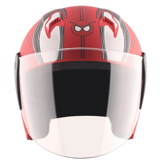 Vega Lark Dx Spiderman Blue Red Half Face Helmet