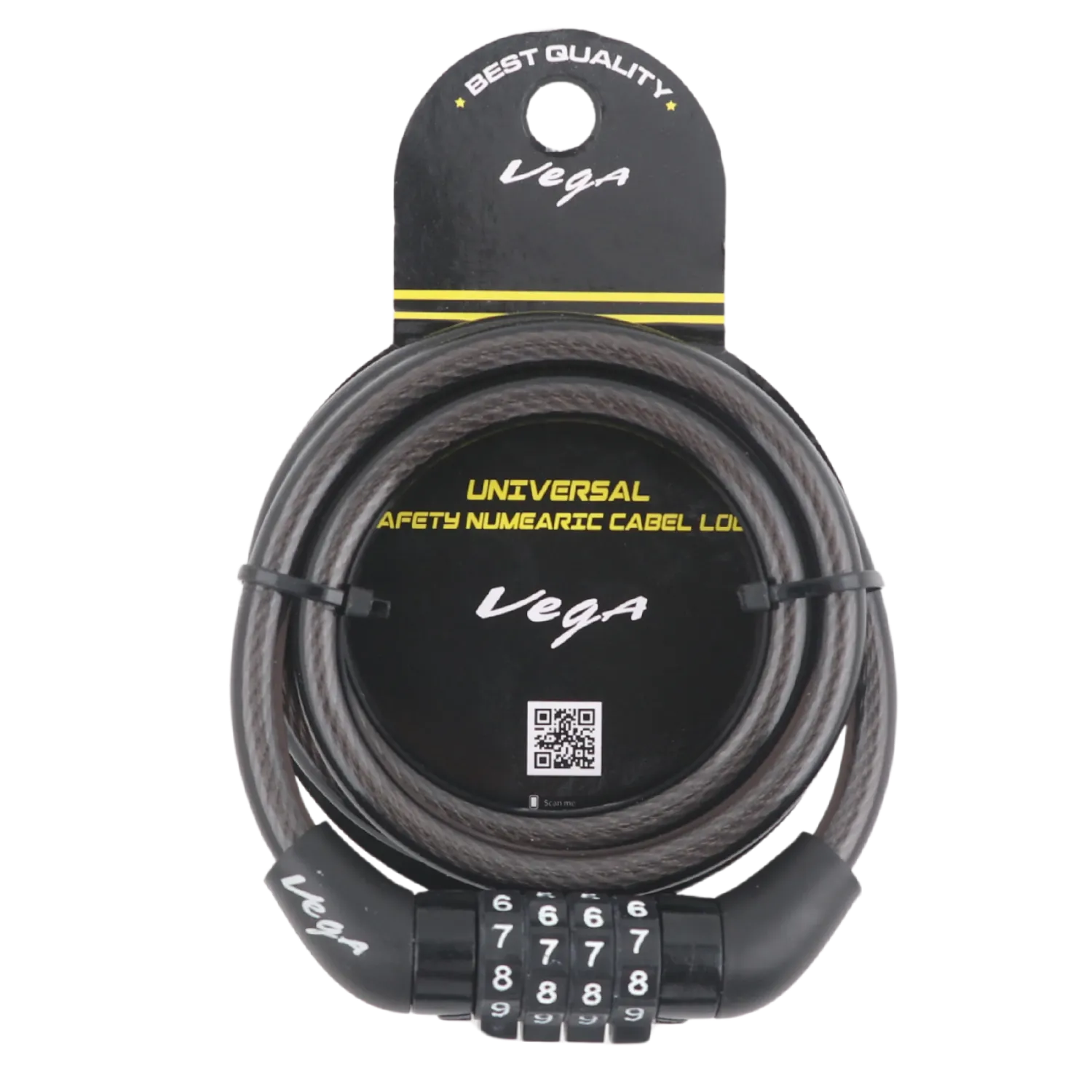 VEGA Numeric Cable Lock Black Spares Accessories