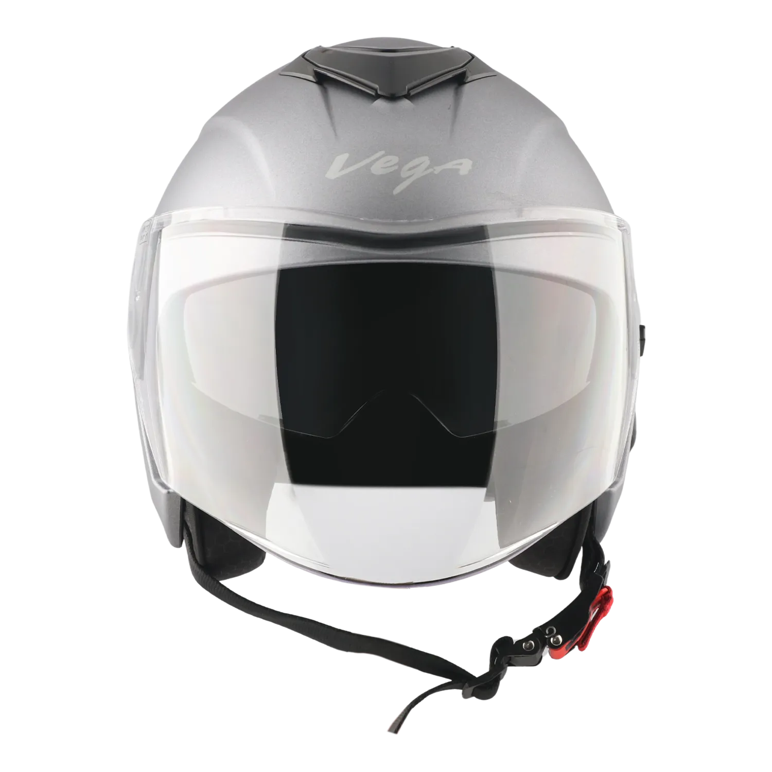 Vega Punch Dull Anthracite Half Face Helmet