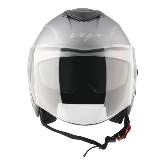 Vega Punch Dull Anthracite Half Face Helmet