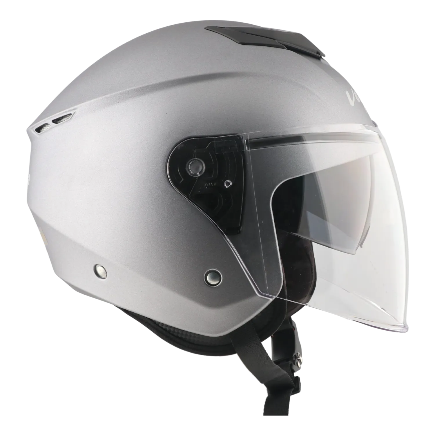 Vega Punch Dull Anthracite Half Face Helmet