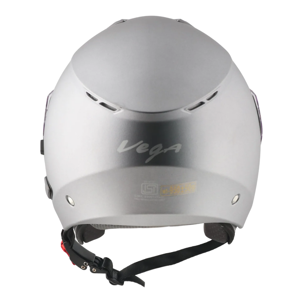 Vega Punch Dull Anthracite Half Face Helmet