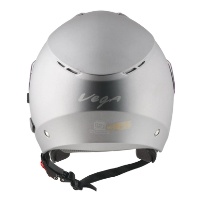 Vega Punch Dull Anthracite Half Face Helmet