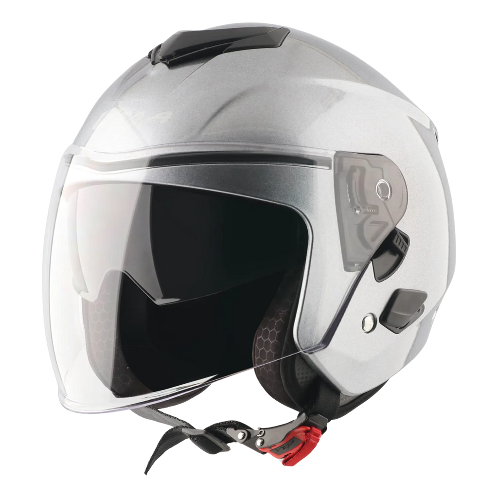 Vega Punch Solid Anthracite Half Face Helmet