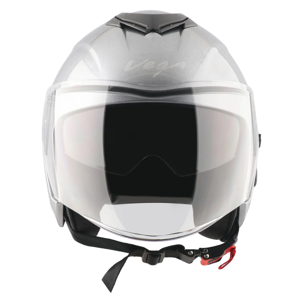 Vega Punch Solid Anthracite Half Face Helmet