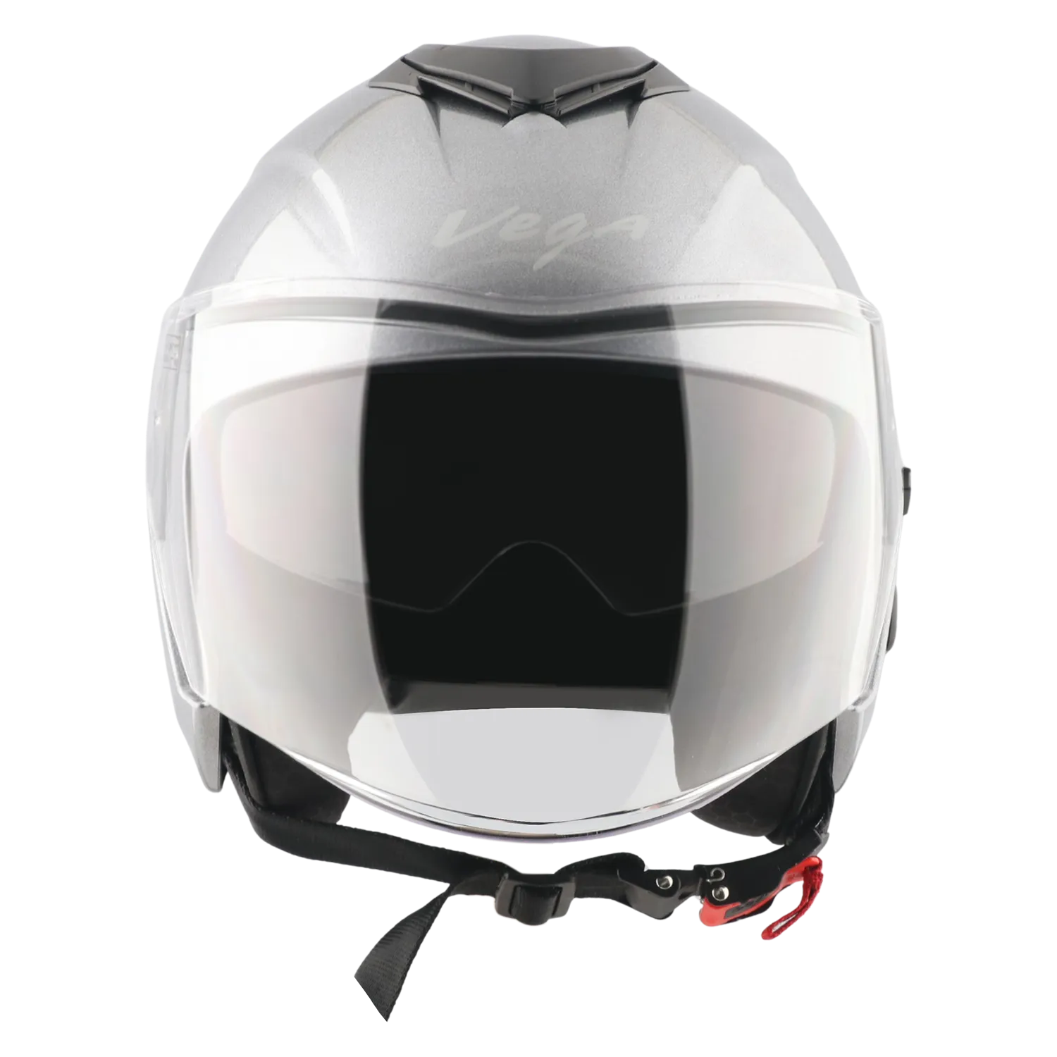 Vega Punch Solid Anthracite Half Face Helmet