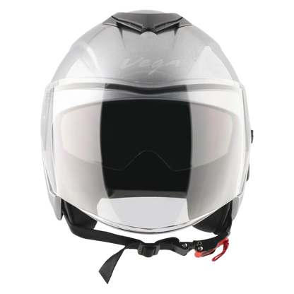 Vega Punch Solid Anthracite Half Face Helmet