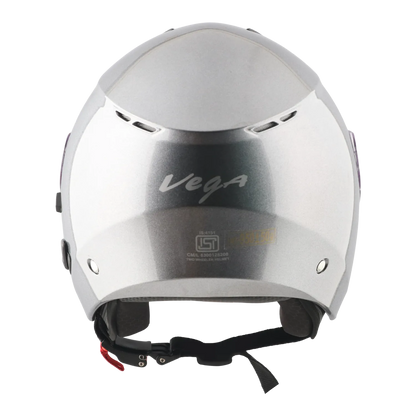 Vega Punch Solid Anthracite Half Face Helmet