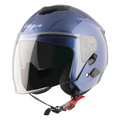 Vega Punch Solid M.Blue Half Face Helmet