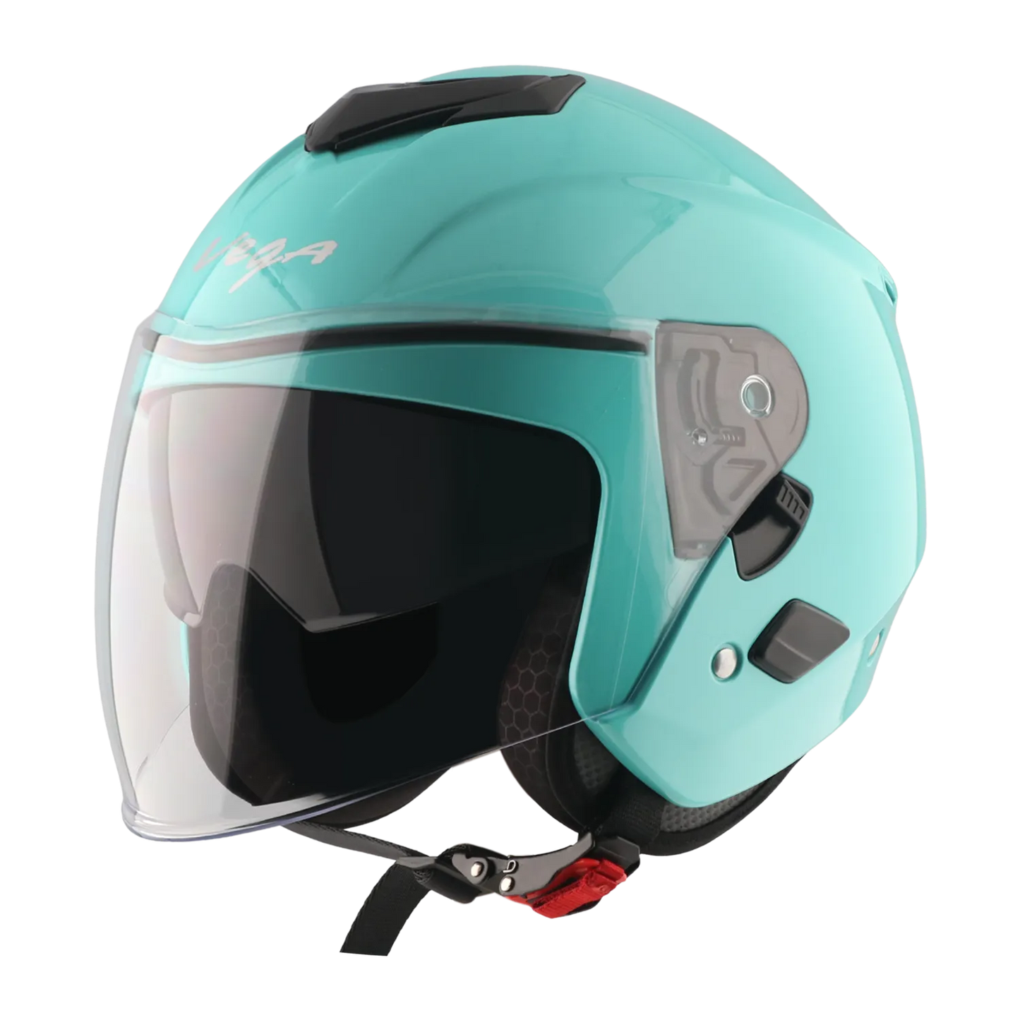 Vega Punch Solid Mint Half Face Helmet