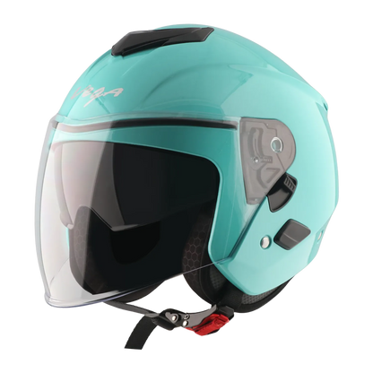Vega Punch Solid Mint Half Face Helmet