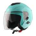 Vega Punch Solid Mint Half Face Helmet
