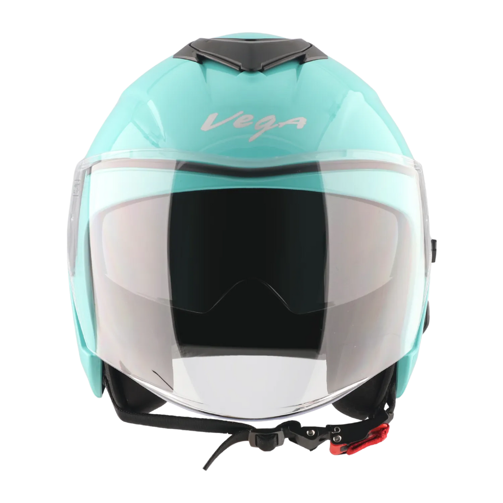 Vega Punch Solid Mint Half Face Helmet
