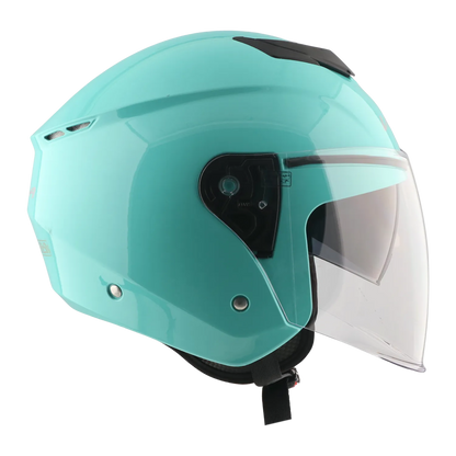 Vega Punch Solid Mint Half Face Helmet