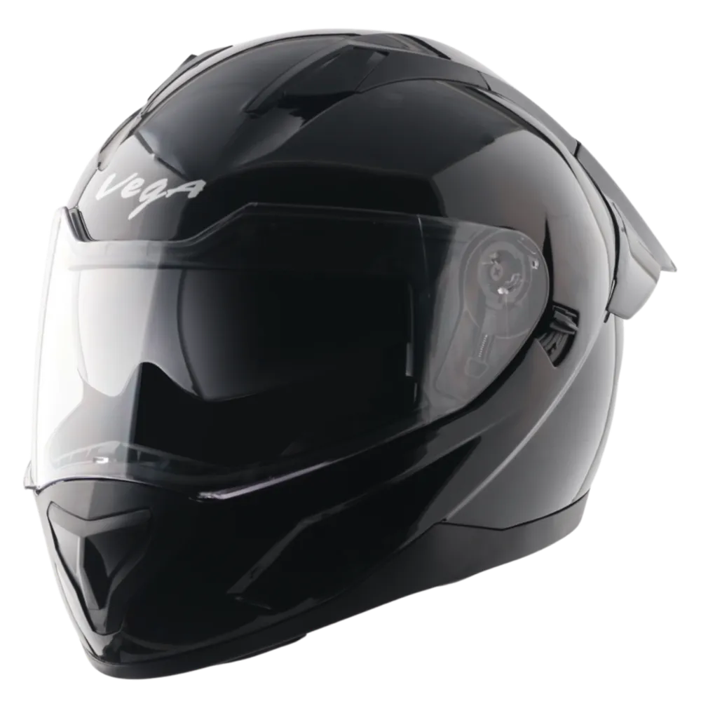 Vega Rapid Dx Black Full Face Helmet – Sparkly Helmets