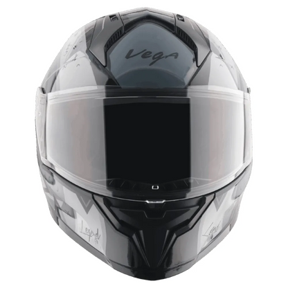 VEGA Sonic Dx Legend Black Grey Full Face Helmet