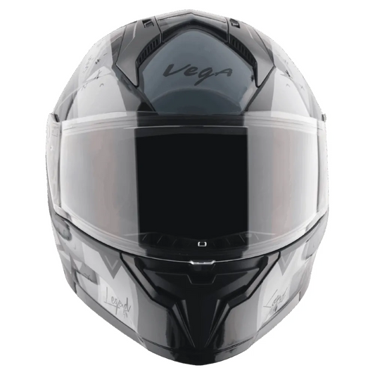 VEGA Sonic Dx Legend Black Grey Full Face Helmet