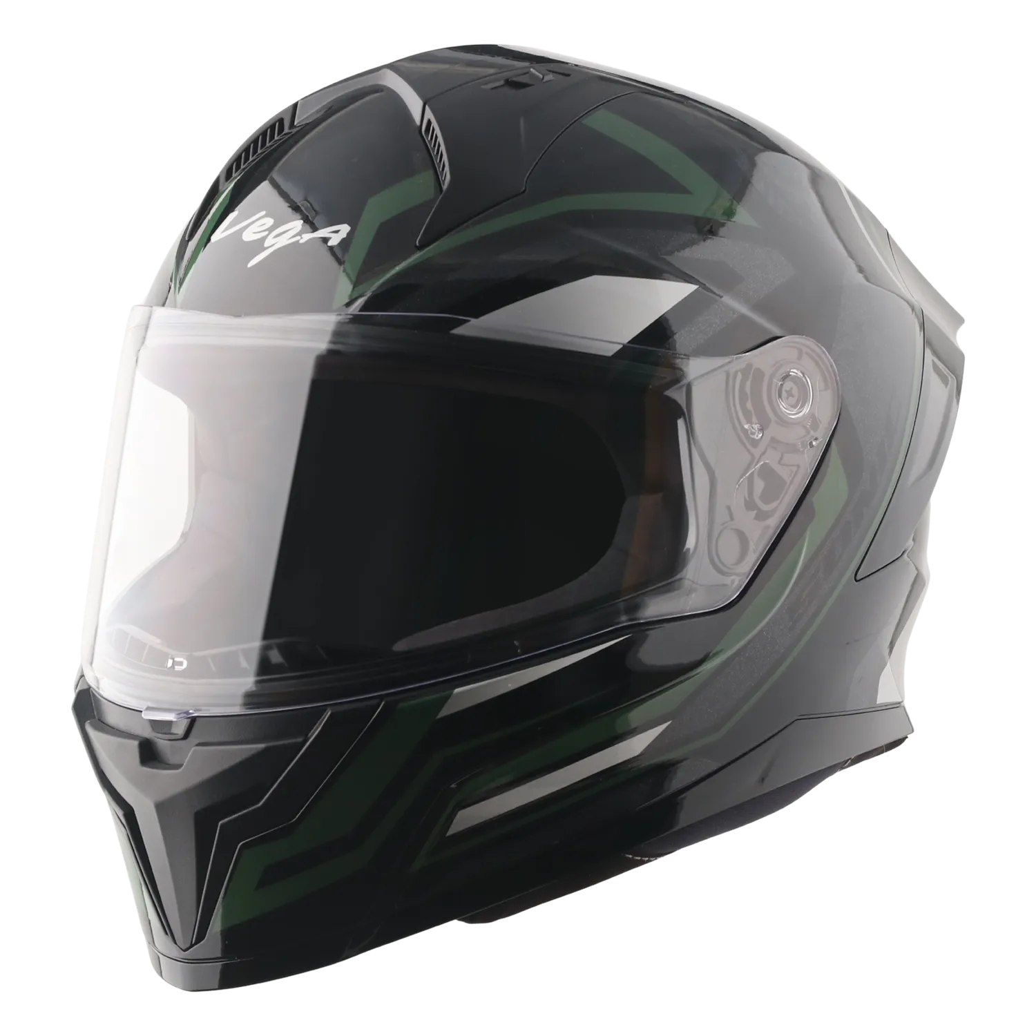 Vega Sonic Dx Shadow Black Gray Full Face Helmet