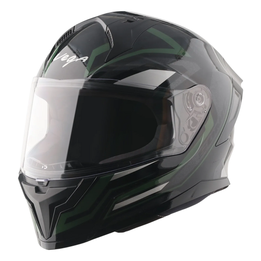 Vega Sonic Dx Shadow Black Gray Full Face Helmet