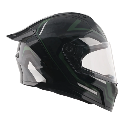 Vega Sonic Dx Shadow Black Gray Full Face Helmet