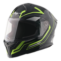 Vega Sonic Dx Shadow Black Neon Yellow Full Face Helmet